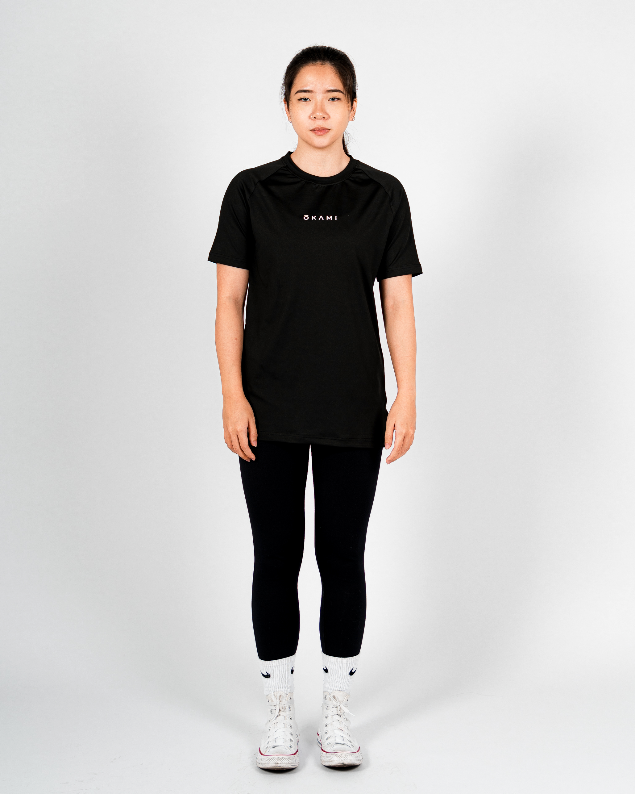 001 - Black Fitted Tee